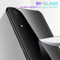 Texture Gradient Glass Protective Case, For Xiaomi CC9 / A3 Lite