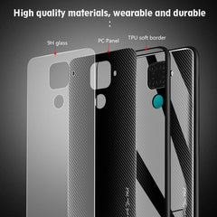 Texture Gradient Glass Protective Case, For Huawei Nova 5i Pro, For Xiaomi Redmi K20 / K20 Pro / 9T, For Xiaomi Redmi Note 7, For Xiaomi CC9 Pro