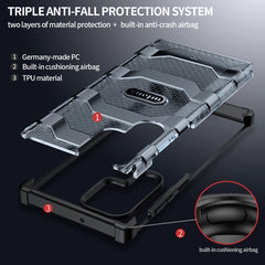 wlons Explorer Series PC+TPU Phone Case, For Samsung Galaxy S22 Ultra 5G