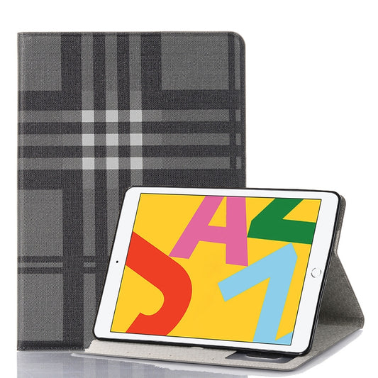 For iPad 10.2 / 10.5 Plaid Texture Horizontal Flip Leather Case with Holder & Card Slots & Wallet, For iPad 10.2 / 10.5