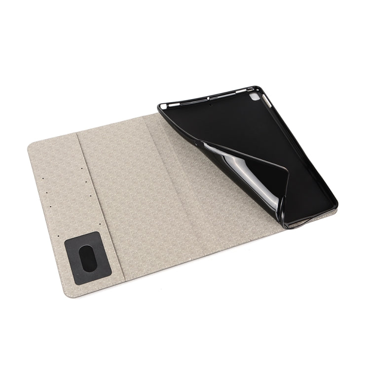 For iPad 10.2 / 10.5 Cross Texture Horizontal Flip PU Leather Case with Holder & Card Slots & Wallet, For iPad 10.2 / 10.5