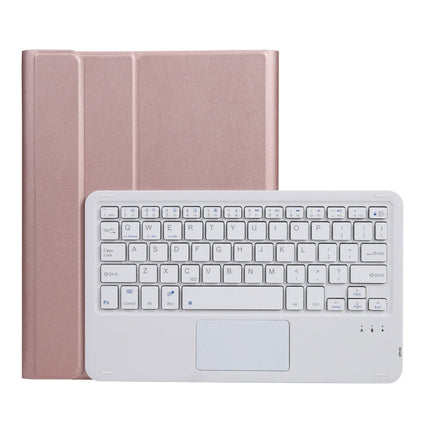 A07B-A Lambskin Texture Square Keycap Bluetooth Keyboard Leather Case with Touch Control For iPad, For iPad 9.7 2018 & 2017 / Pro 9.7 inch / Air 2, For iPad Pro 10.5 inch / 10.2 2021 & 2020 & 2019 / Air 3������������������������������������������������...
