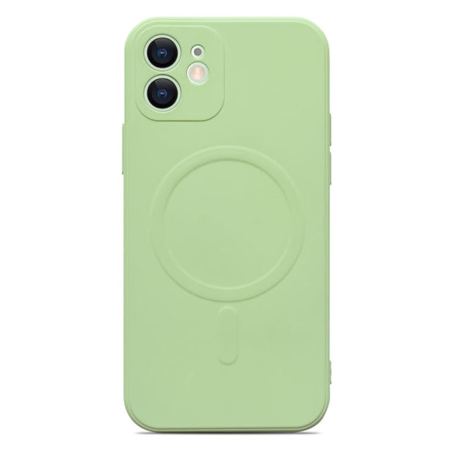 Liquid Silicone Full Coverage Magsafe Phone Case, For iPhone 12 mini, For iPhone 12, For iPhone 12 Pro