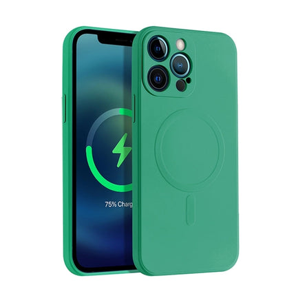 Liquid Silicone Full Coverage Magsafe Phone Case, For iPhone 12 Pro Max, For iPhone 11, For iPhone 11 Pro