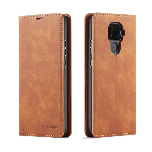 Forwenw Dream Series Oil Edge Strong Magnetism Horizontal Flip Leather Case with Holder & Card Slots & Wallet & Photo Frame, For Huawei Mate 30 Lite, For Huawei Mate 30 Pro, For Huawei Mate 30