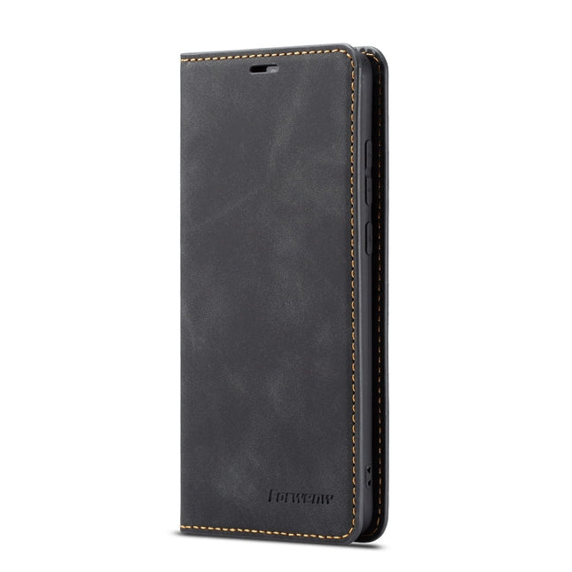 Forwenw Dream Series Oil Edge Strong Magnetism Horizontal Flip Leather Case with Holder & Card Slots & Wallet & Photo Frame, For Huawei P30, For Huawei P30 Lite, For Huawei P30 Pro, For Galaxy A10 / M10, For Galaxy A20, For Galaxy A30