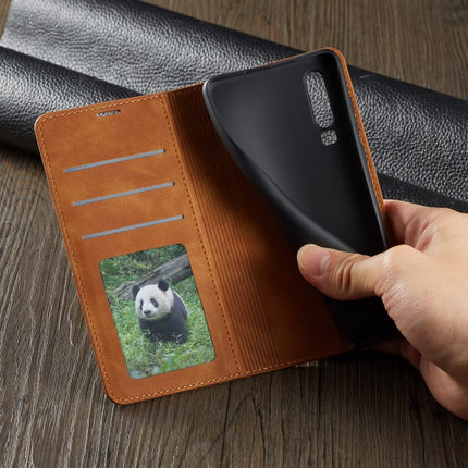 Forwenw Dream Series Oil Edge Strong Magnetism Horizontal Flip Leather Case with Holder & Card Slots & Wallet & Photo Frame, For Huawei P30, For Huawei P30 Lite, For Huawei P30 Pro, For Galaxy A10 / M10, For Galaxy A20, For Galaxy A30