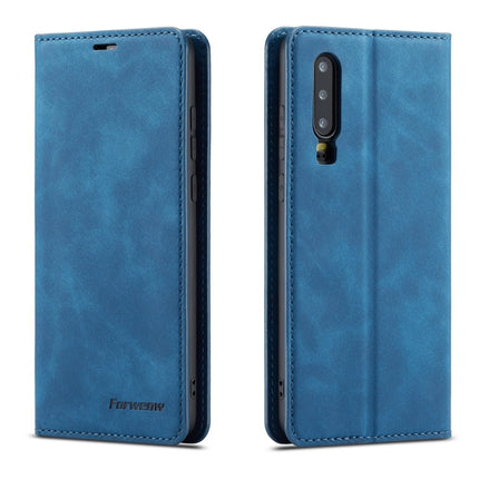 Forwenw Dream Series Oil Edge Strong Magnetism Horizontal Flip Leather Case with Holder & Card Slots & Wallet & Photo Frame, For Huawei P30, For Huawei P30 Lite, For Huawei P30 Pro, For Galaxy A10 / M10, For Galaxy A20, For Galaxy A30
