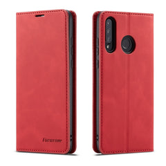 Forwenw Dream Series Oil Edge Strong Magnetism Horizontal Flip Leather Case with Holder & Card Slots & Wallet & Photo Frame, For Huawei P30, For Huawei P30 Lite, For Huawei P30 Pro, For Galaxy A10 / M10, For Galaxy A20, For Galaxy A30