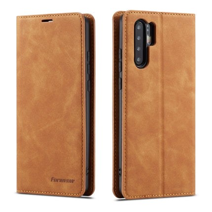 Forwenw Dream Series Oil Edge Strong Magnetism Horizontal Flip Leather Case with Holder & Card Slots & Wallet & Photo Frame, For Huawei P30, For Huawei P30 Lite, For Huawei P30 Pro, For Galaxy A10 / M10, For Galaxy A20, For Galaxy A30