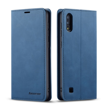 Forwenw Dream Series Oil Edge Strong Magnetism Horizontal Flip Leather Case with Holder & Card Slots & Wallet & Photo Frame, For Huawei P30, For Huawei P30 Lite, For Huawei P30 Pro, For Galaxy A10 / M10, For Galaxy A20, For Galaxy A30