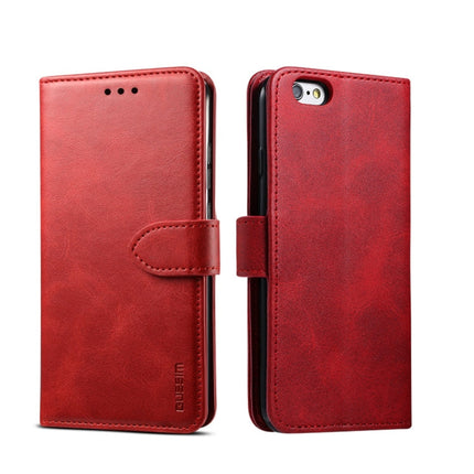 GUSSIM Magnetic Horizontal Flip Leather Case with Holder & Card Slots & & Wallet, For iPhone 6, For iPhone 6 Plus, For iPhone 8 Plus / 7 Plus, For iPhone 8  / 7