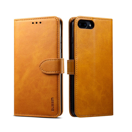 GUSSIM Magnetic Horizontal Flip Leather Case with Holder & Card Slots & & Wallet, For iPhone 6, For iPhone 6 Plus, For iPhone 8 Plus / 7 Plus, For iPhone 8  / 7