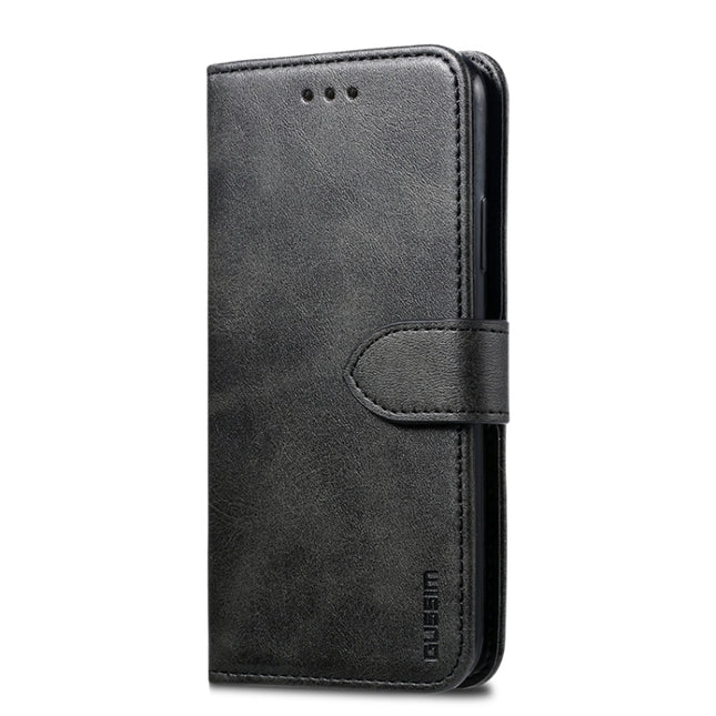 GUSSIM Magnetic Horizontal Flip Leather Case with Holder & Card Slots & & Wallet, For iPhone XS Max, For iPhone X / XS, For iPhone XR, For iPhone 11, For iPhone 11 Pro