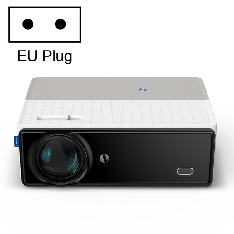 D5000 1920x1080P 420ANSI 6000Lumens LCD + LED HD Digital Projector,, Basic Version, Screen Mirroring, Android 9.0