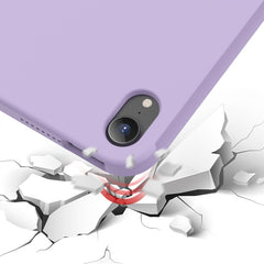 Mutural Silicone Microfiber Tablet Case, For iPad mini 2024 / mini 6, For iPad 10.2 2021 / 2020 / 2019, For iPad Air 11 2024 / Air 2022 /  Air 2020 10.9