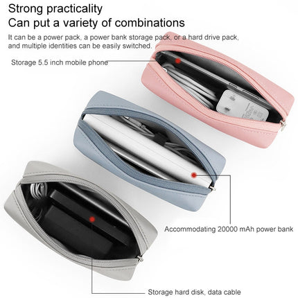 Baona XB-Q003 Power Storage Handbag PU Leather Digital Storage Bag