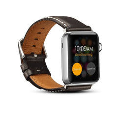 Oil Wax Retro Cowhide Strap Watchband, For Apple Watch Series, For Apple Watch Series 5