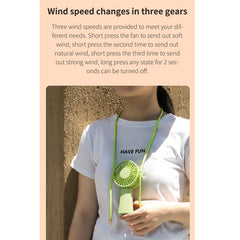 VH F15 Zao 3 In 1 USB Charging Handheld Electric Fan, 3 Speed Adjustment