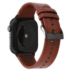 For Apple Watch Series 5 / Red-brown