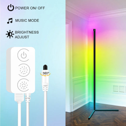 GVVOOHOME LED Symphony Remote Control Floor Atmosphere Light, USB, US Plug, EU Plug