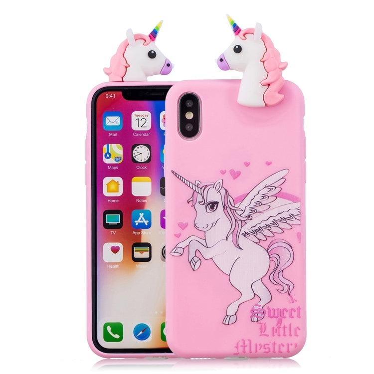 Shockproof Cartoon TPU Protective Case, For iPhone 11 Pro Max, For iPhone X / XS, For iPhone XR