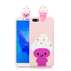 Shockproof Cartoon TPU Protective Case, For Huawei Y5 (2018), For Huawei Y6 (2019), For Huawei Y7 (2019)