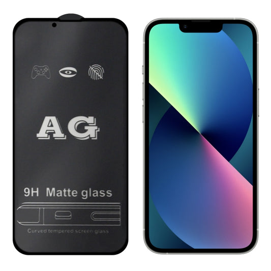 For iPhone 16e / 13 / 13 Pro AG Matte Frosted Full Cover Tempered Glass Film, For iPhone 13 mini (1 PC), For iPhone 16e / 13 / 13 Pro  (1 PC), For iPhone 13 Pro Max (1 PC)