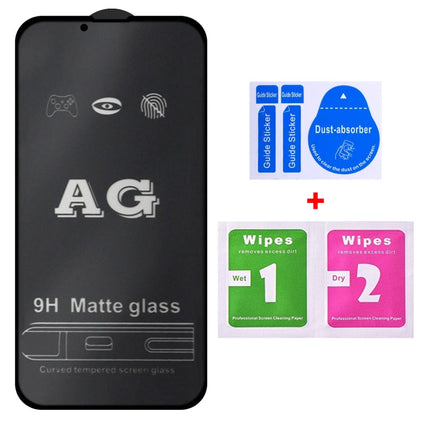 For iPhone 16e / 13 / 13 Pro AG Matte Frosted Full Cover Tempered Glass Film, For iPhone 16e / 13 / 13 Pro  (1 PC), For iPhone 13 Pro Max (1 PC)