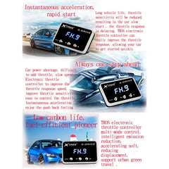 TROS TS-6Drive Potent Booster Electronic Throttle Controller, For Proton Iriz, For Proton Saga, For Proton Waja, For Proton Preve, For Proton Genz, For Perodua Bezza, For Perodua Myvi, For Perodua Axia