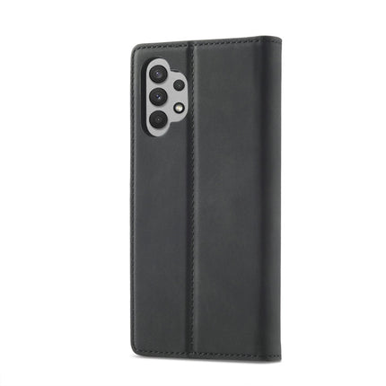 LC.IMEEKE Strong Magnetism Matte TPU + PU Leather Case, For Samsung Galaxy A32 4G