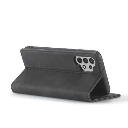 LC.IMEEKE Strong Magnetism Matte TPU + PU Leather Case, For Samsung Galaxy A32 4G