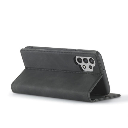 LC.IMEEKE Strong Magnetism Matte TPU + PU Leather Case, For Samsung Galaxy A32 4G