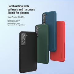 NILLKIN Super Frosted Shield Pro PC + TPU Phone Case, For Samsung Galaxy S22 5G, For Samsung Galaxy S22+ 5G, For Samsung Galaxy S22 Ultra 5G
