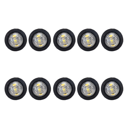 10 in 1 Truck Trailer LED Round Side Marker Lamp, A5010 Red Light, A5011 Amber Light, A5012 White Light, A5013 Red + Amber Light