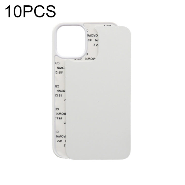 10 PCS 2D Blank Sublimation Phone Case, For iPhone 13 mini, For iPhone 13, For iPhone 13 Pro, For iPhone 13 Pro Max, For iPhone 12 mini, For iPhone 12 / 12 Pro, For iPhone 12 Pro Max, For iPhone 11, For iPhone 11 Pro, For iPhone 11 Pro Max