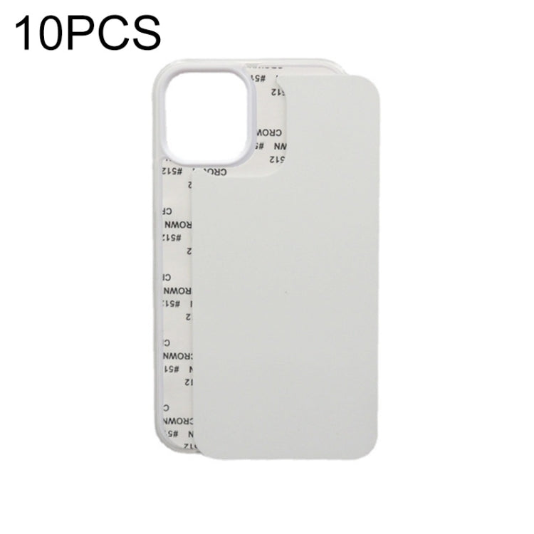 10 PCS 2D Blank Sublimation Phone Case, For iPhone 13 mini, For iPhone 13, For iPhone 13 Pro, For iPhone 13 Pro Max, For iPhone 12 mini, For iPhone 12 / 12 Pro, For iPhone 12 Pro Max, For iPhone 11, For iPhone 11 Pro, For iPhone 11 Pro Max