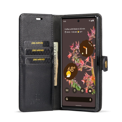 DG.MING Crazy Horse Texture Detachable Magnetic Leather Phone Case, For Google Pixel 6, For Google Pixel 6 Pro