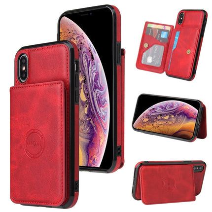 Calf Texture Magnetic Case, For iPhone SE 2022 / SE 2020 / 8 / 7, For iPhone 8 Plus / 7 Plus, For iPhone XS Max, For iPhone XS / X