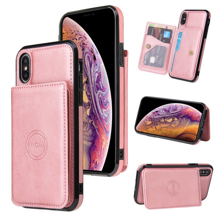 Calf Texture Magnetic Case, For iPhone SE 2022 / SE 2020 / 8 / 7, For iPhone 8 Plus / 7 Plus, For iPhone XS Max, For iPhone XS / X