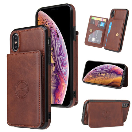 Calf Texture Magnetic Case, For iPhone SE 2022 / SE 2020 / 8 / 7, For iPhone 8 Plus / 7 Plus, For iPhone XS Max, For iPhone XS / X