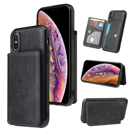 Calf Texture Magnetic Case, For iPhone SE 2022 / SE 2020 / 8 / 7, For iPhone 8 Plus / 7 Plus, For iPhone XS Max, For iPhone XS / X
