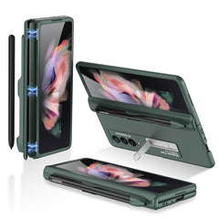 GKK Magnetic Full Coverage Phone Flip Case with Pen Slot, For Samsung Galaxy Z Fold3 5G