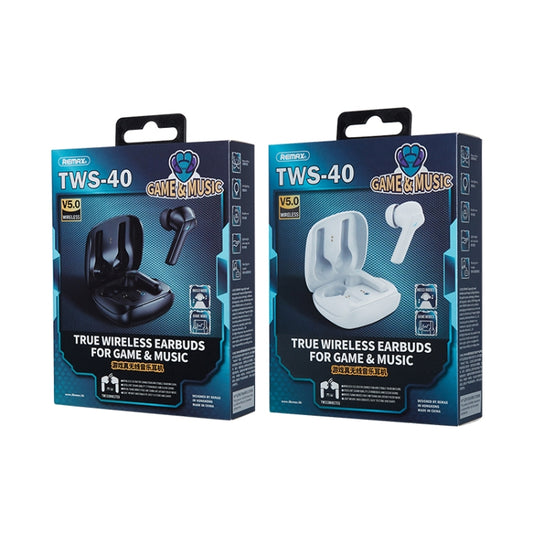 REMAX TWS-40 True Wireless Music Gaming Bluetooth Earphone