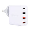 A3 PD 18W USB-C / Type-C + QC3.0 USB + Dual USB Interface Travel Charger, US Plug, EU Plug, UK Plug