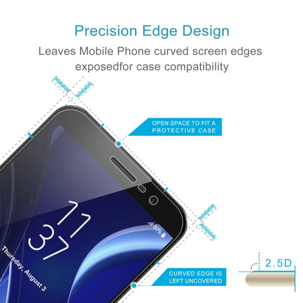 0.26mm 9H 2.5D Tempered Glass Film, For HOMTOM S16 (1 PC), For BLU View 3 (1 PC), For Cricket Debut Flip (1 PC), For ZTE Blade 10 Smart (1 PC), For BLU C5L Max (1 PC), For Cricket Vision 2 (1 PC), For Doogee X93 (1 PC), For ZTE Blade X7 (1 PC)         ...