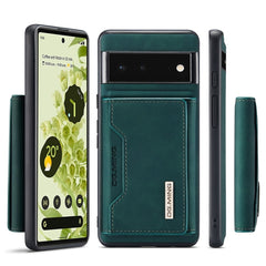 DG.MING M2 Series 3-Fold Multi Card Bag + Magnetic Back Cover Case, For Google Pixel 5a 5G, For Google Pixel 6 Pro, For OnePlus 9RT 5G