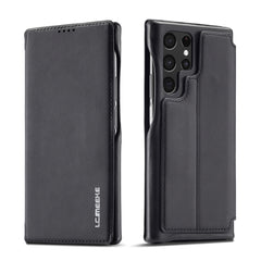 LC.IMEEKE Hon Ancient Series Horizontal Flip Leather Phone Case, For Samsung Galaxy S22 5G, For Samsung Galaxy S22+ 5G, For Samsung Galaxy S22 Ultra 5G