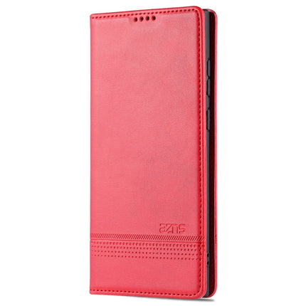 AZNS Magnetic Calf Texture Horizontal Flip Leather Phone Case, For Samsung Galaxy S22 Ultra 5G