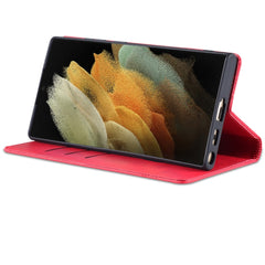 AZNS Magnetic Calf Texture Horizontal Flip Leather Phone Case, For Samsung Galaxy S22 Ultra 5G